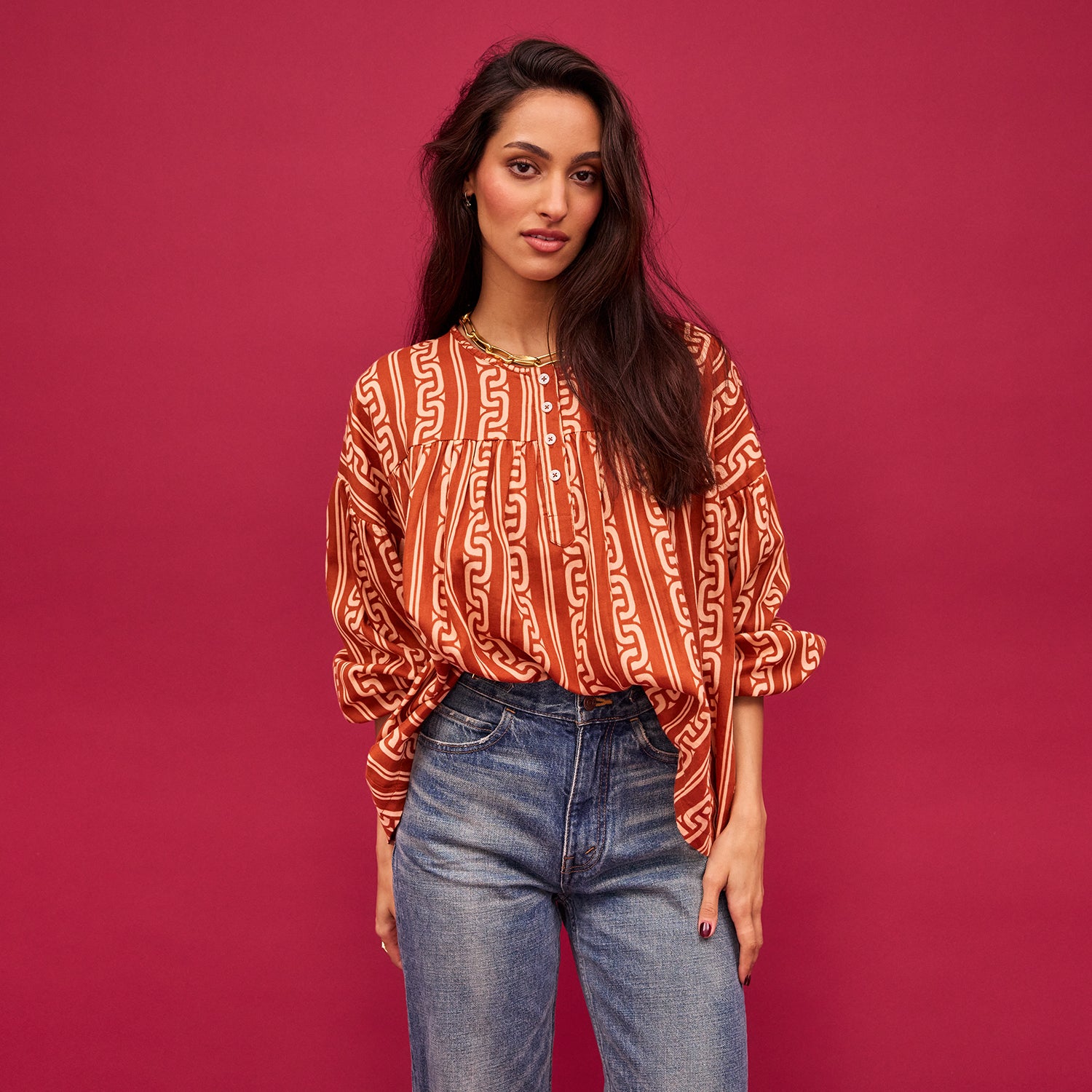 Sage x Clare | Fidel Blouse