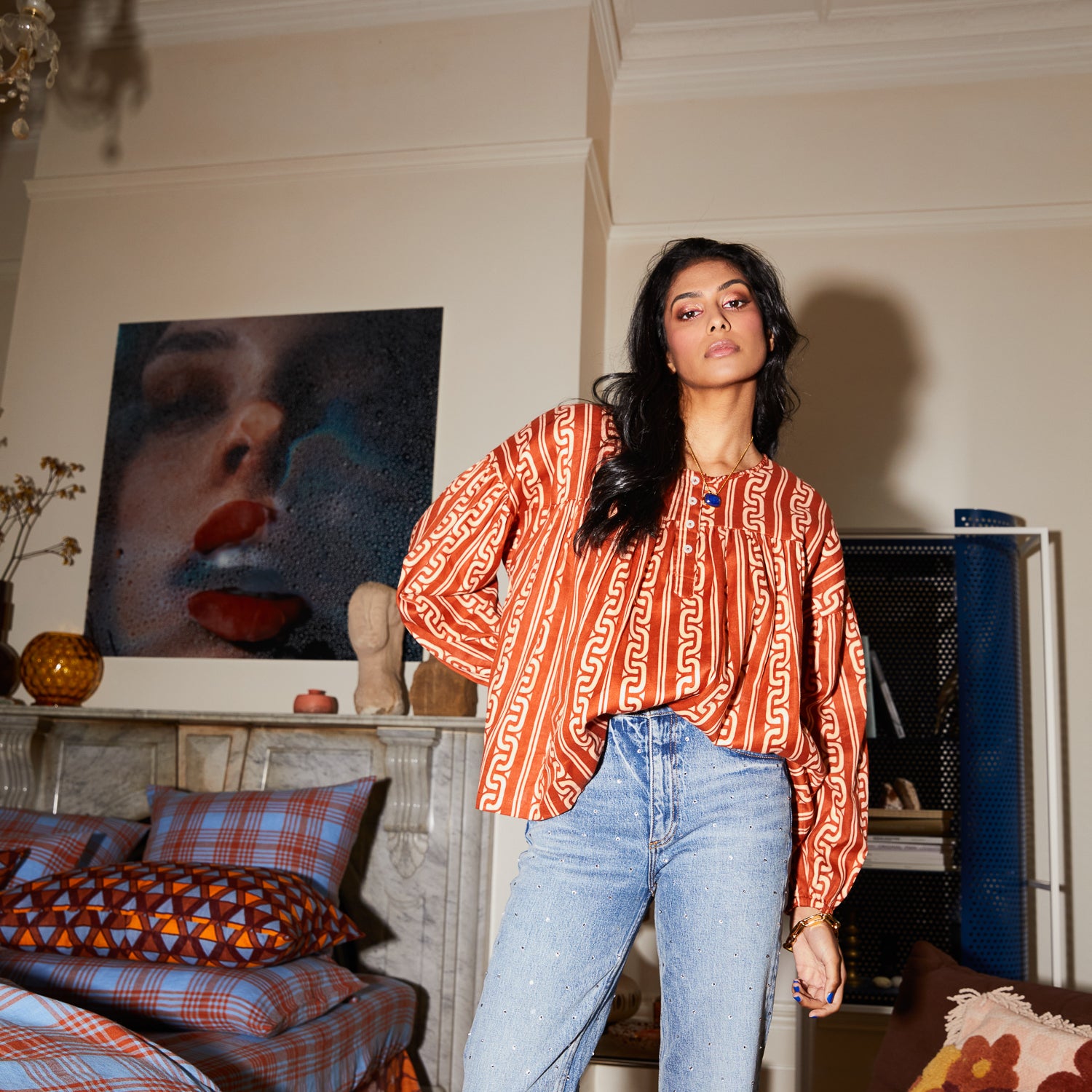 Sage x Clare | Fidel Blouse