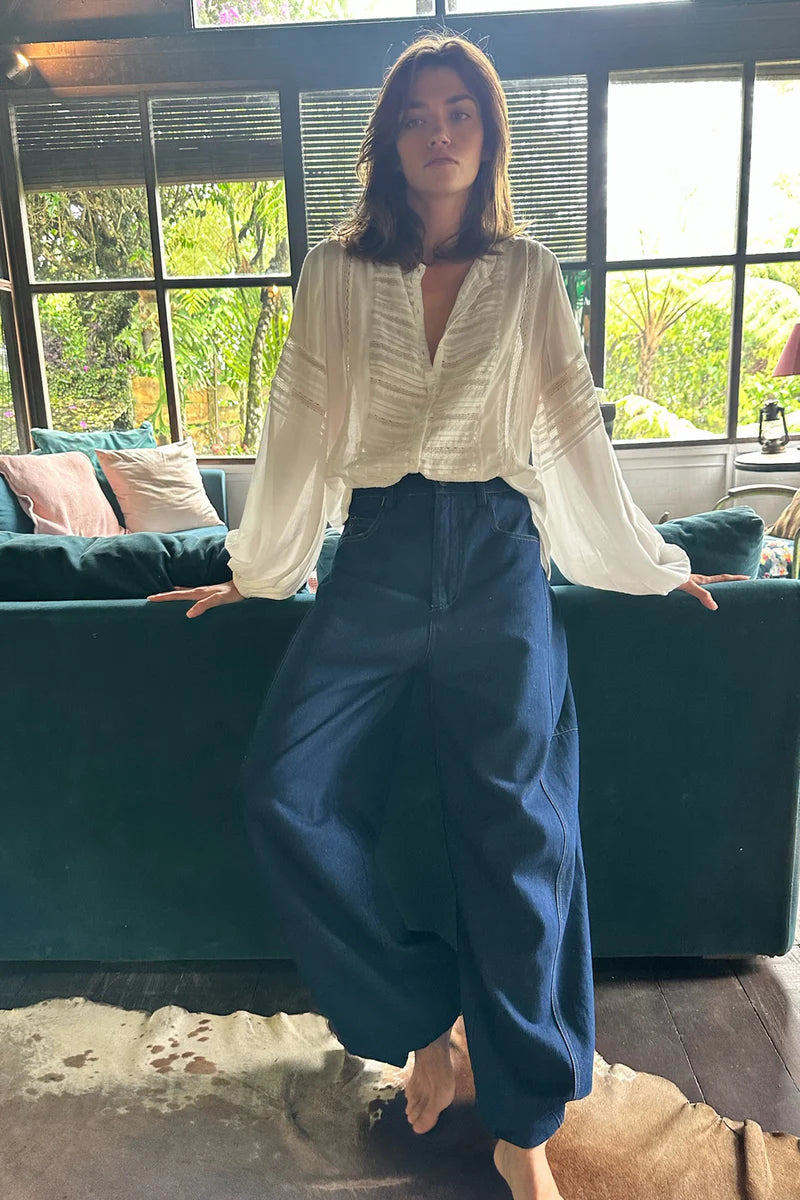 Lilya | Tilly Denim Jeans- Deep Blue