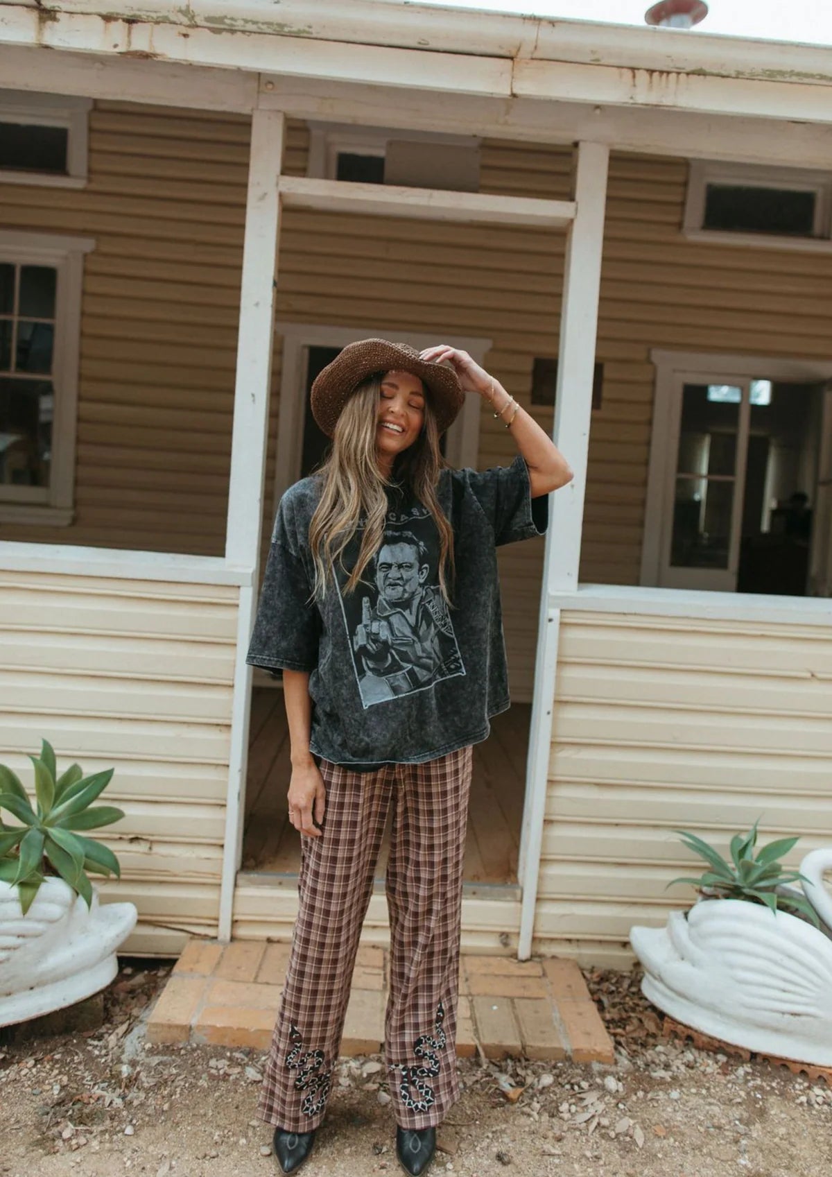 FAR MER by Whitney | Rattlesnake Plaid Pants