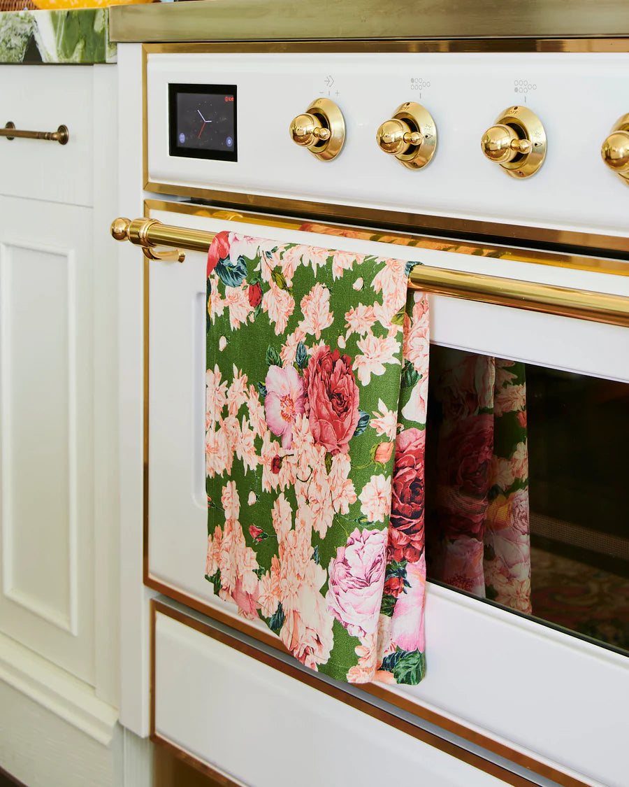 Kip & Co HOME | Rose Garden Linen Tea Towel
