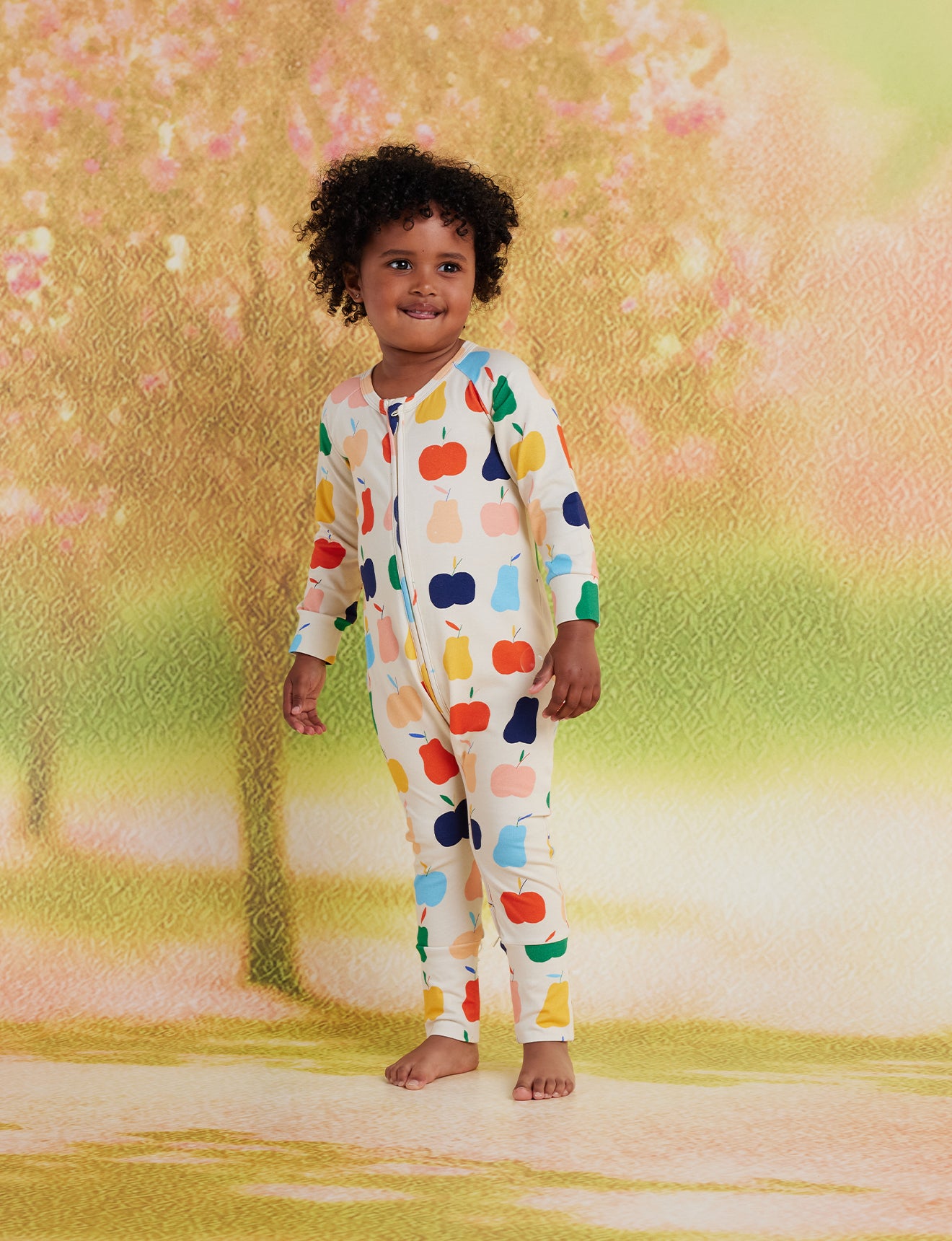Halcyon Nights| Long Sleeve Romper / Tiny Orchard