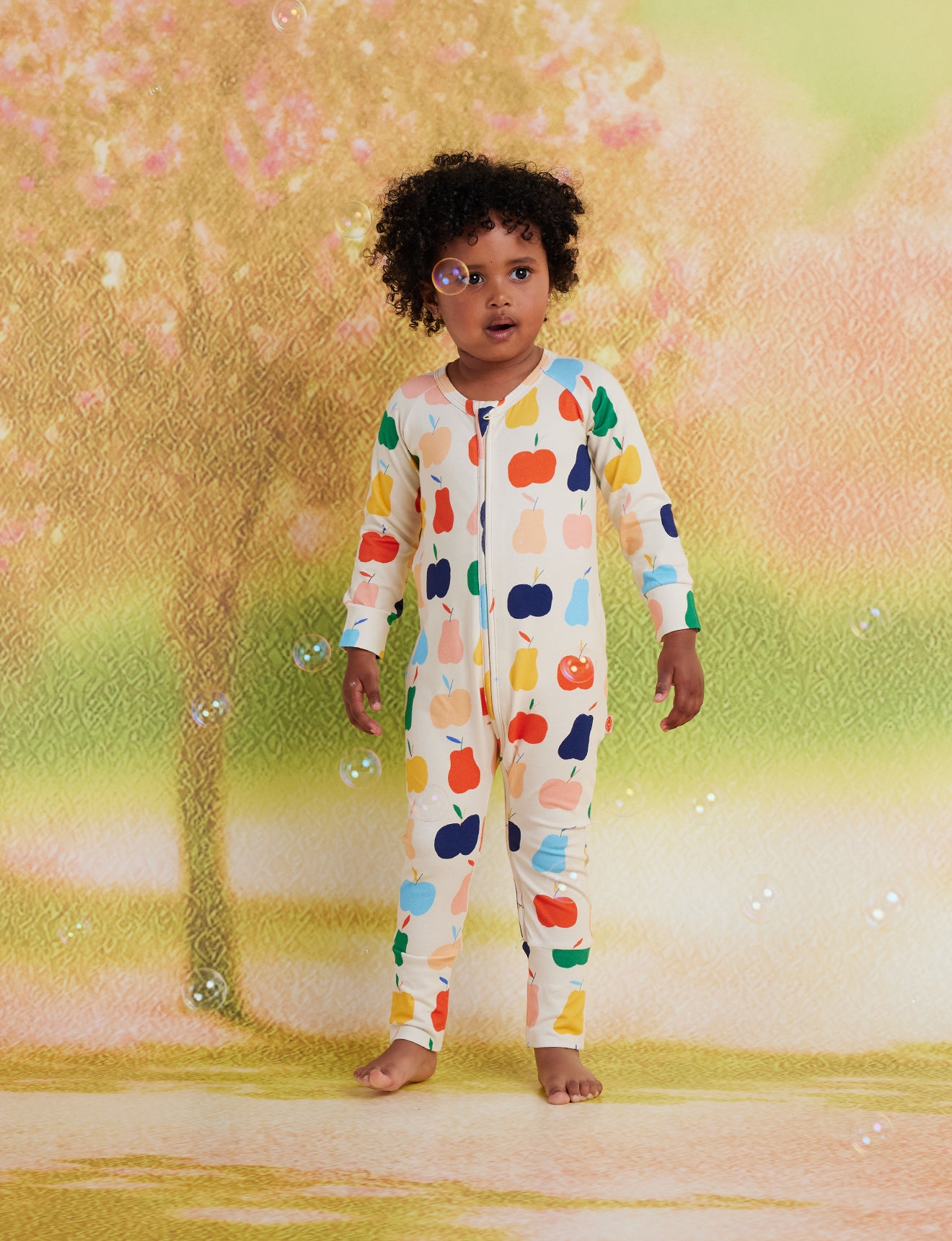 Halcyon Nights| Long Sleeve Romper / Tiny Orchard