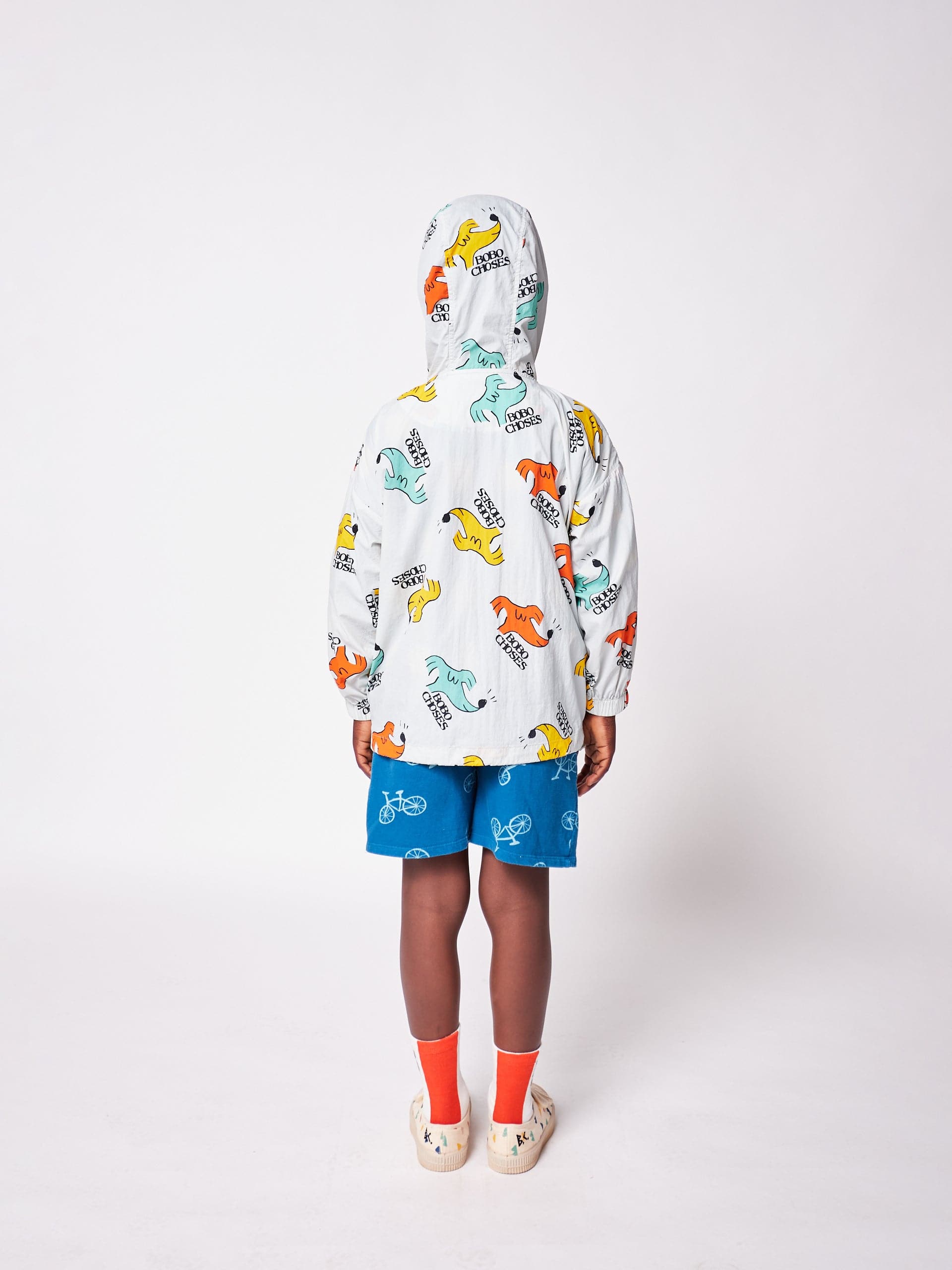 Bobo Choses | Sniffy Dog all over rain jacket