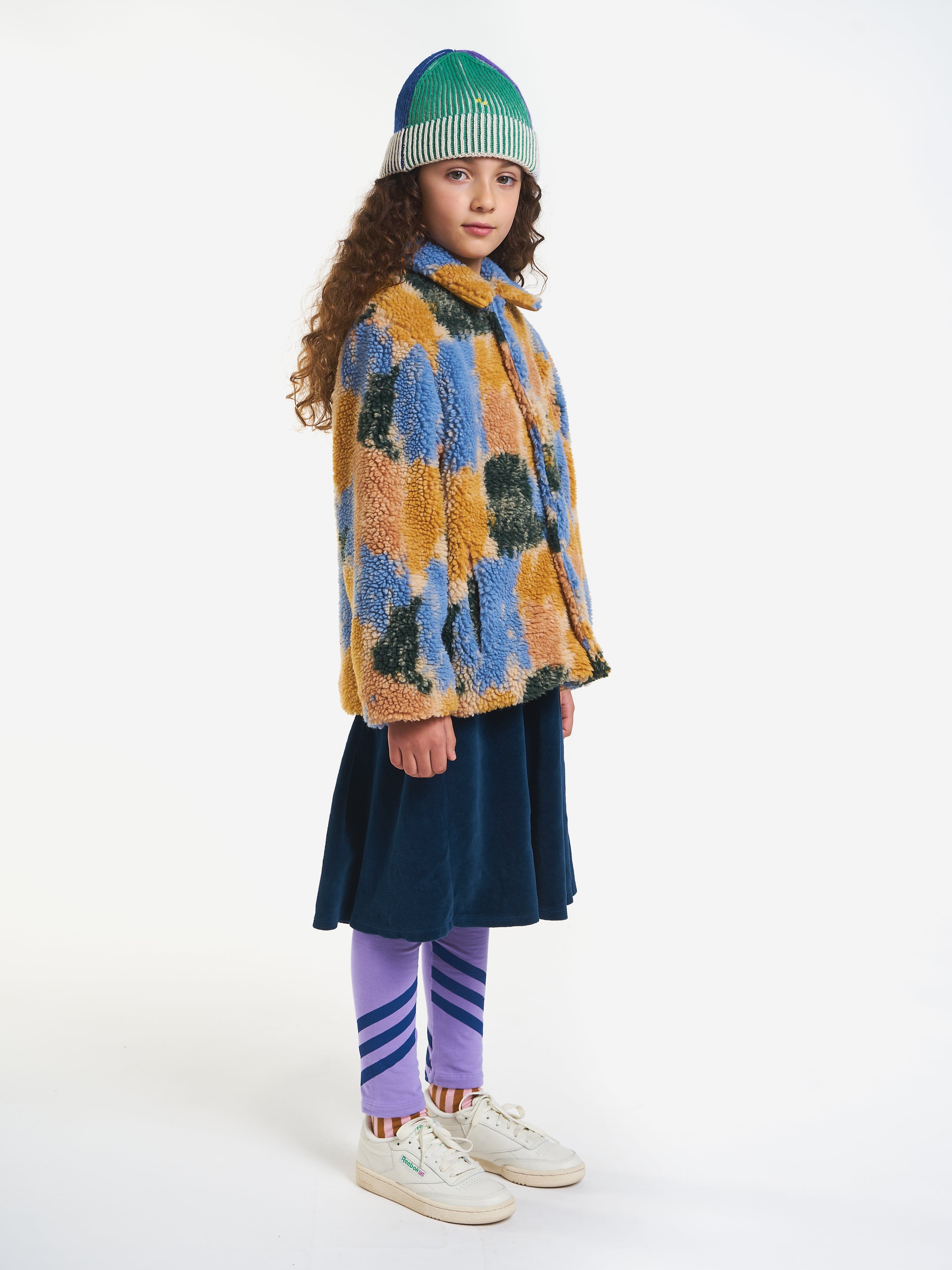 Bobo Choses | Shadows jacquard sheepskin jacket