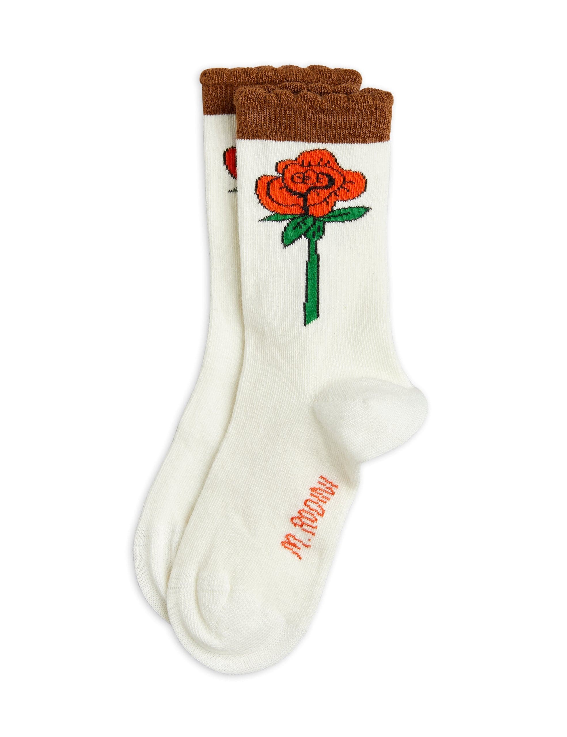 Mini Rodini | Roses scallop socks