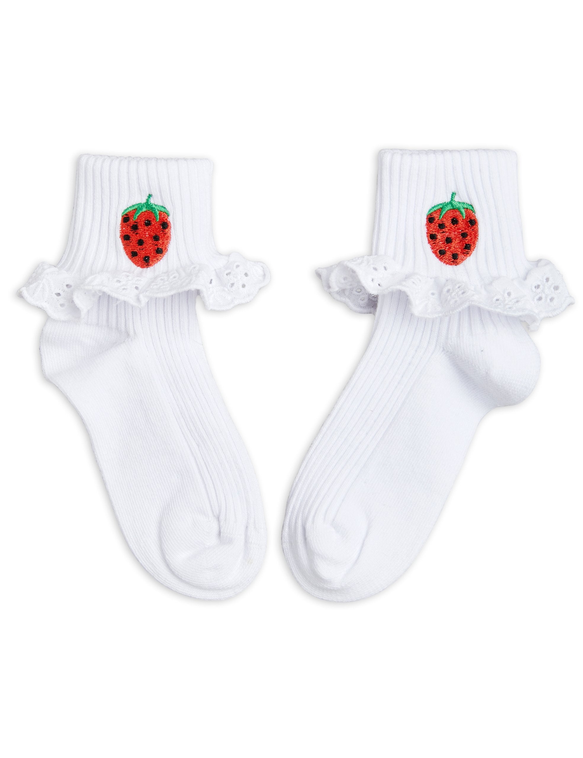 Mini Rodini Strawberries lace socks
