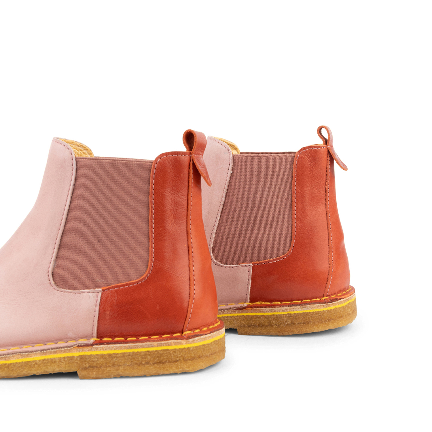Dulis Chelsea Boot Rose Coral Hey Little