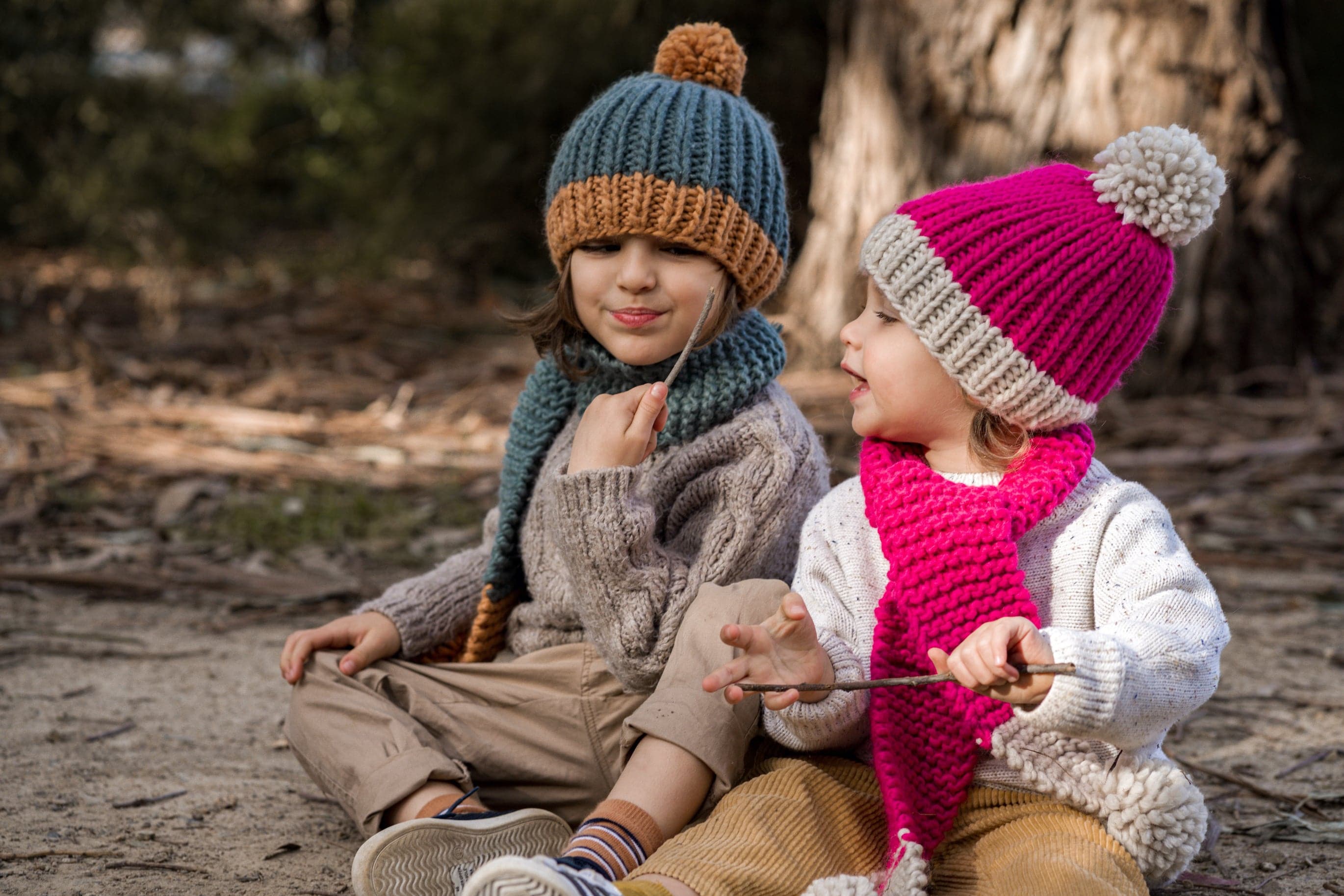Acorn | Traveller Chunky Scarf Fuchsia