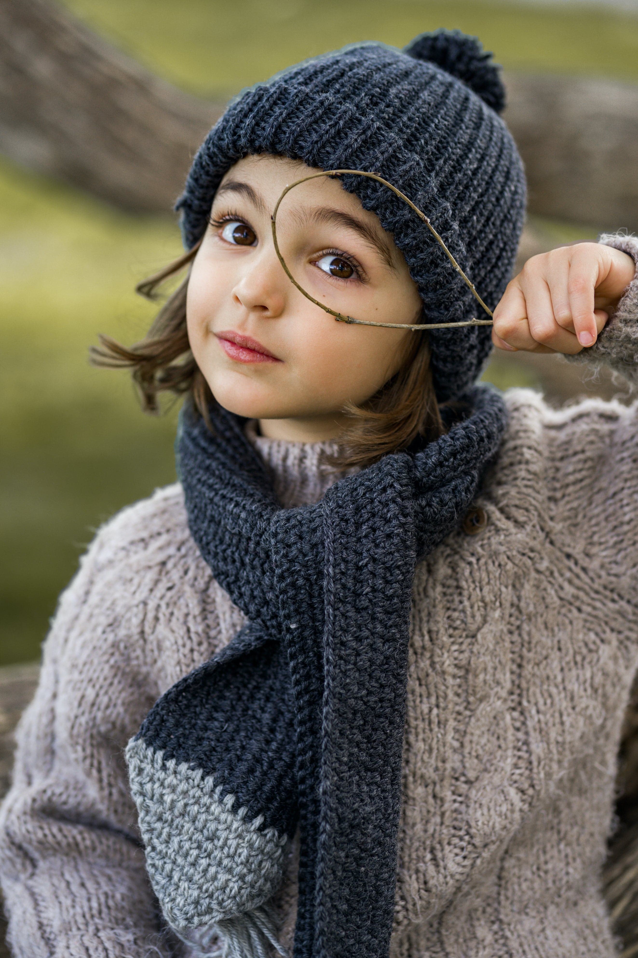 Acorn | Traveller Chunky Scarf Grey