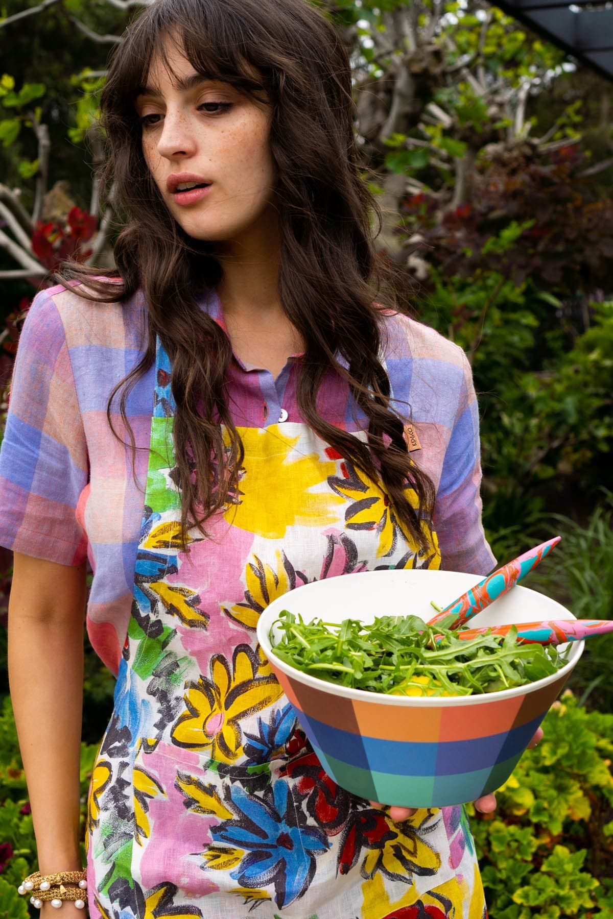 Kip & Co | Tartan Salad Bowl