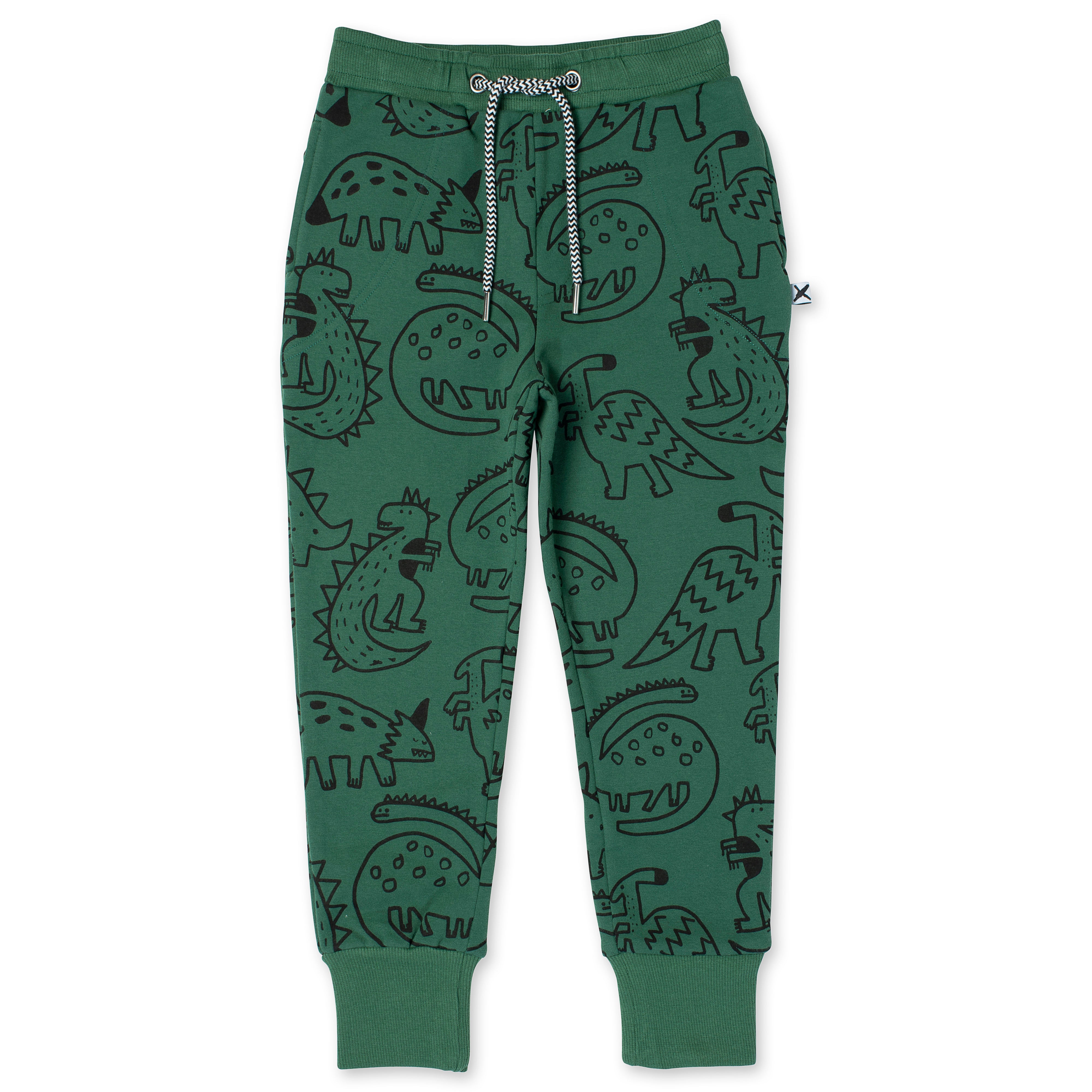 Minti | Sketched Dinos Furry Trackies