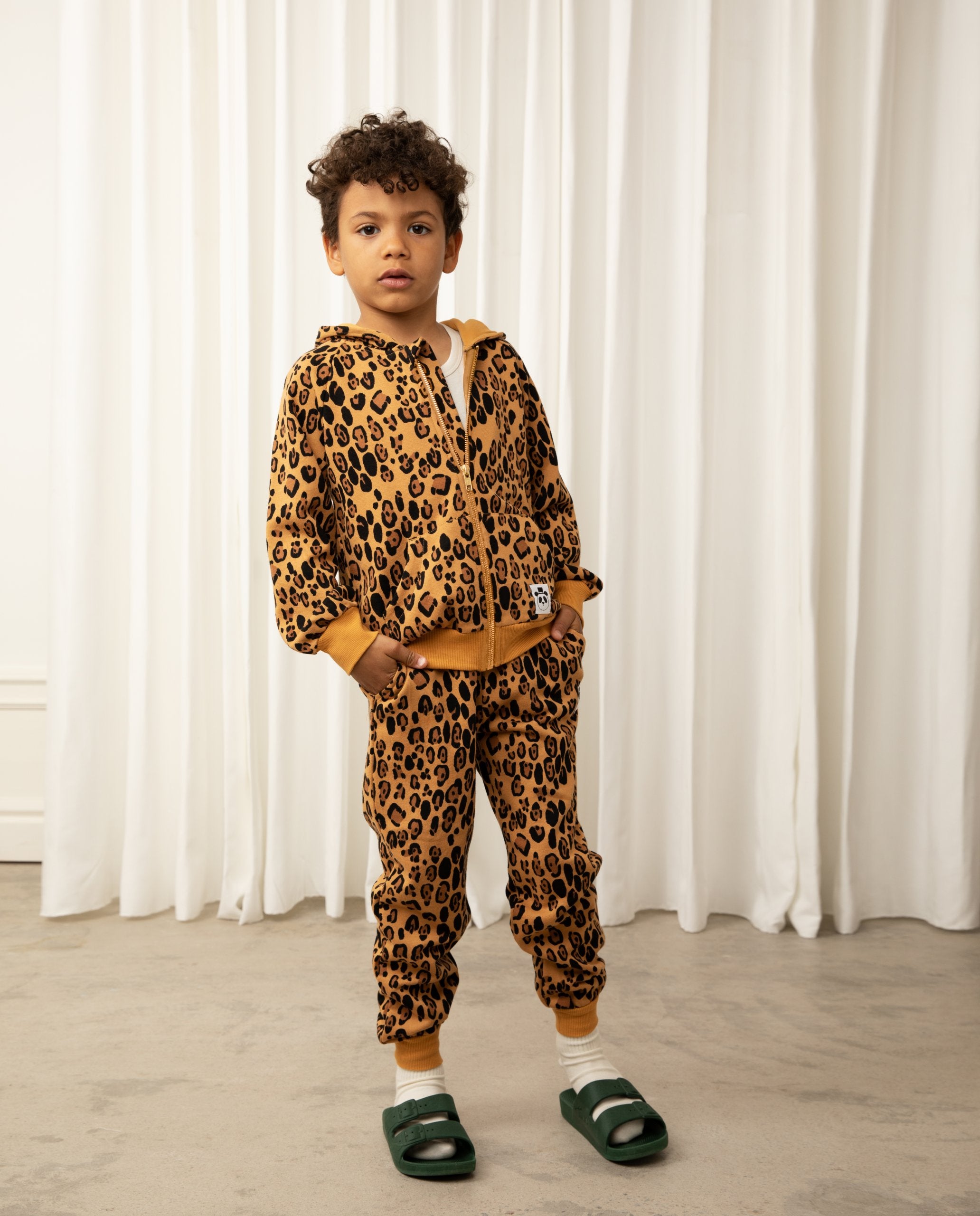 Mini Rodini | Basic leopard sweatpants