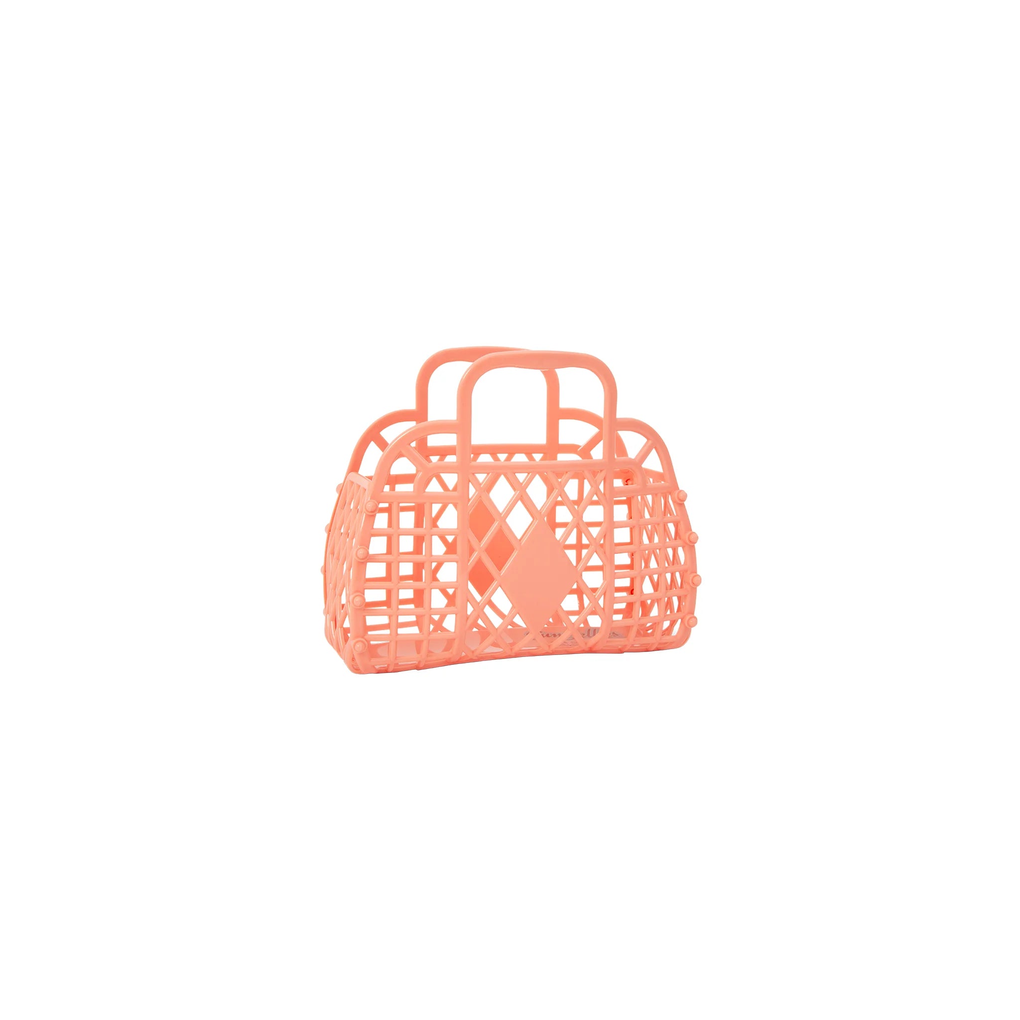 Sun Jellies mini retro basket peach
