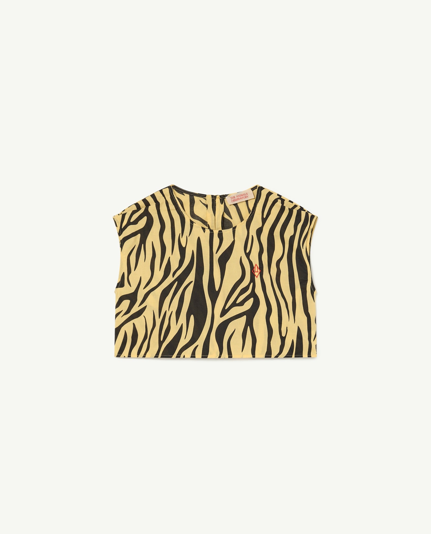 The Animals Observatory | Yellow Zebra Baboon Shirt