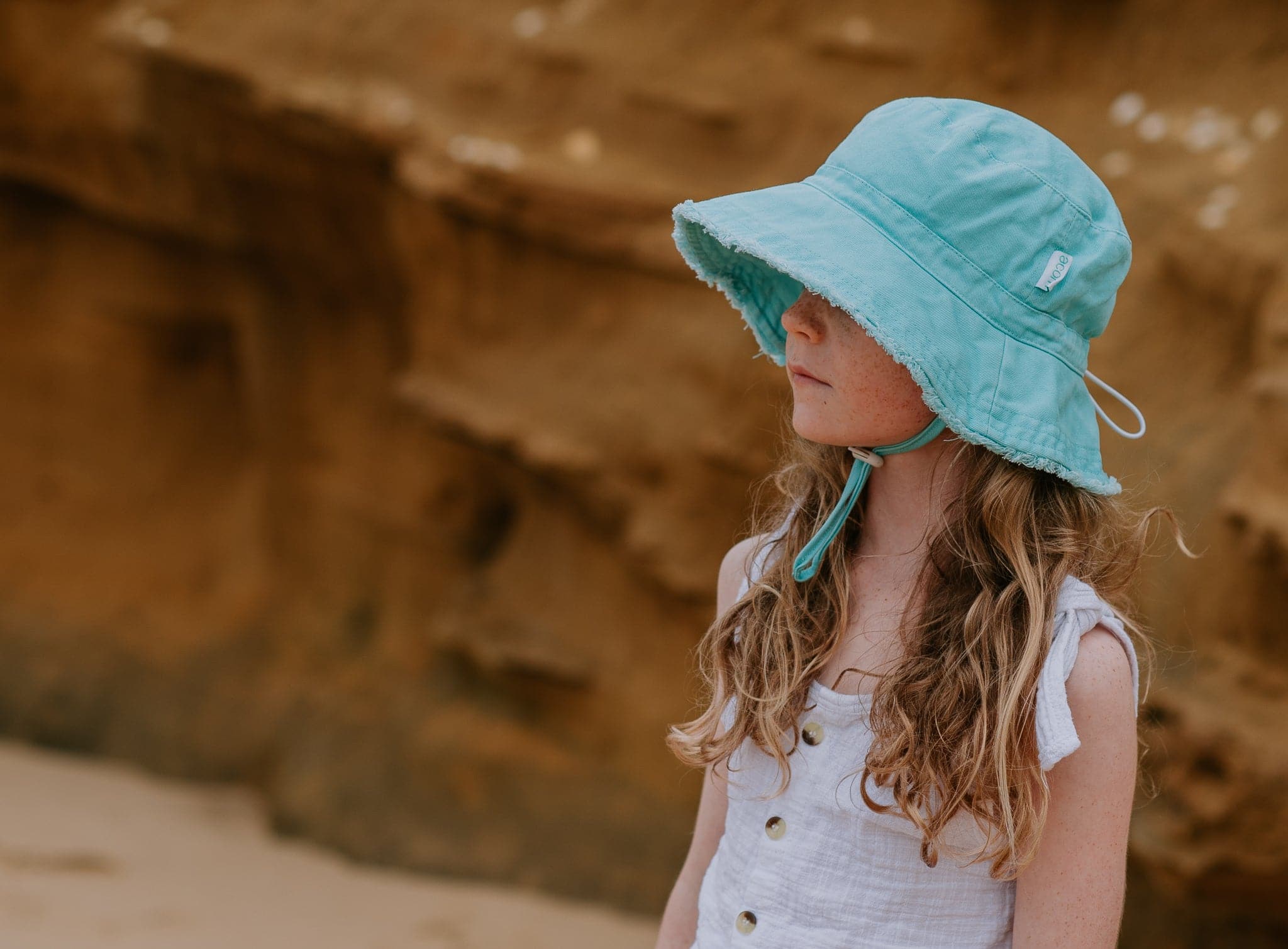 Acorn | Ocean Frayed Bucket Hat