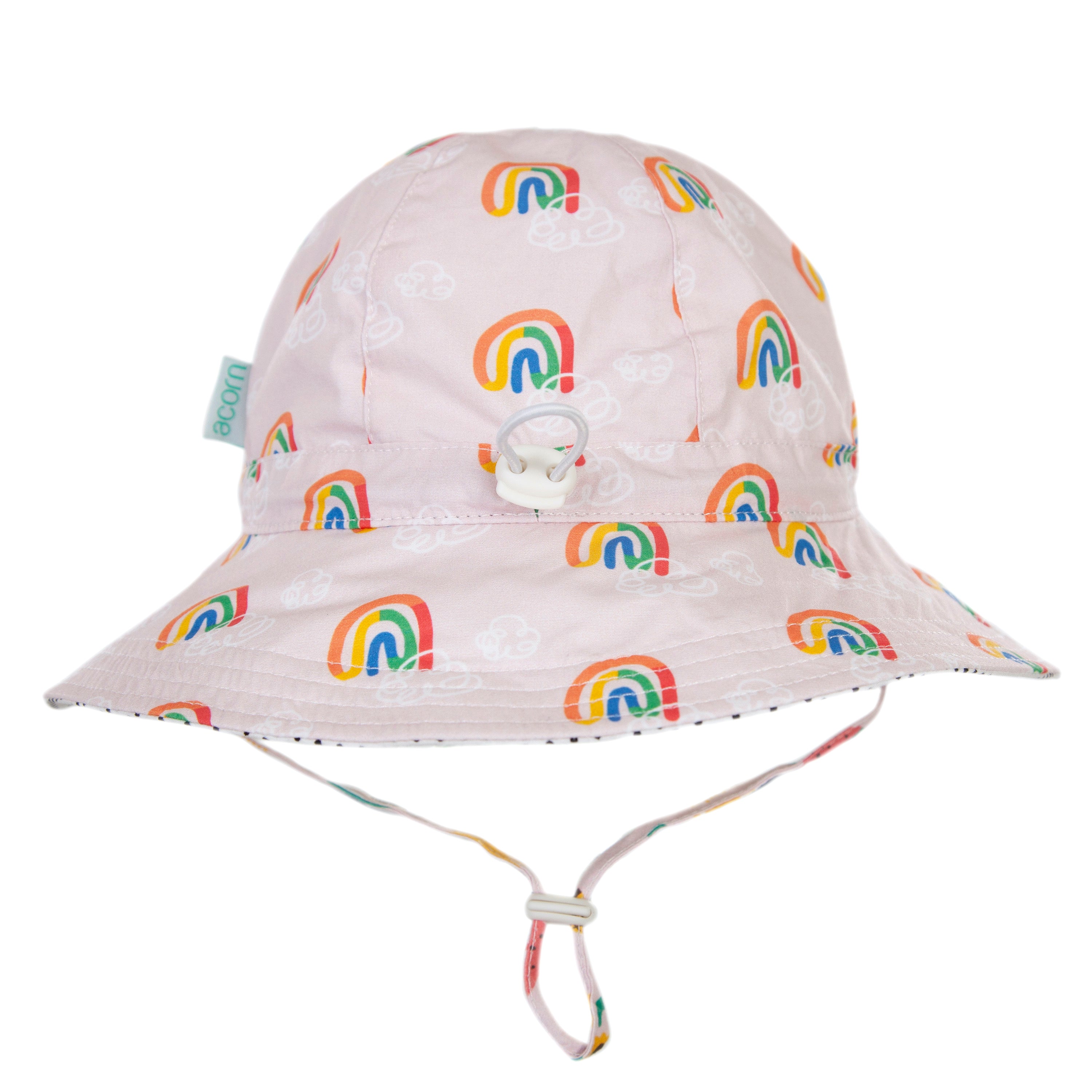 Acorn | Rainbow Squiggle Floppy Hat