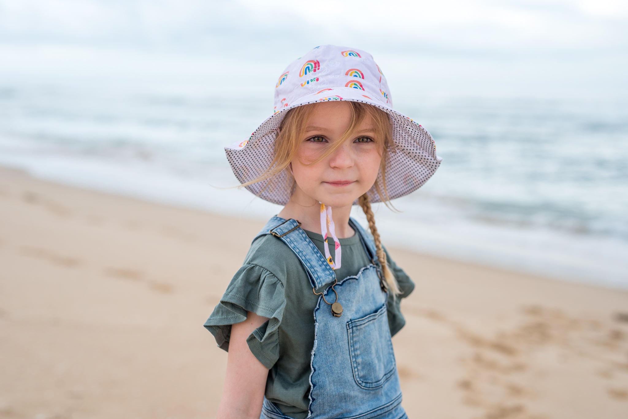 Acorn | Rainbow Squiggle Floppy Hat