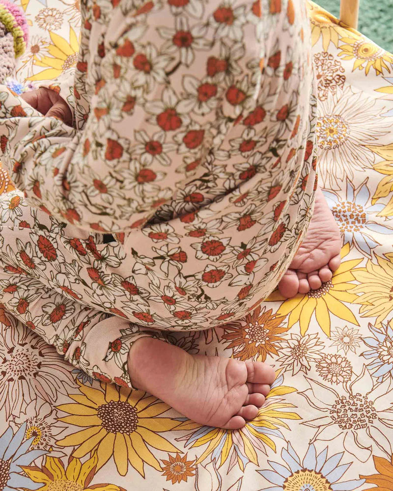 Kip & Co BABY | Sunflower Happy Cot & Bassinet Sheet