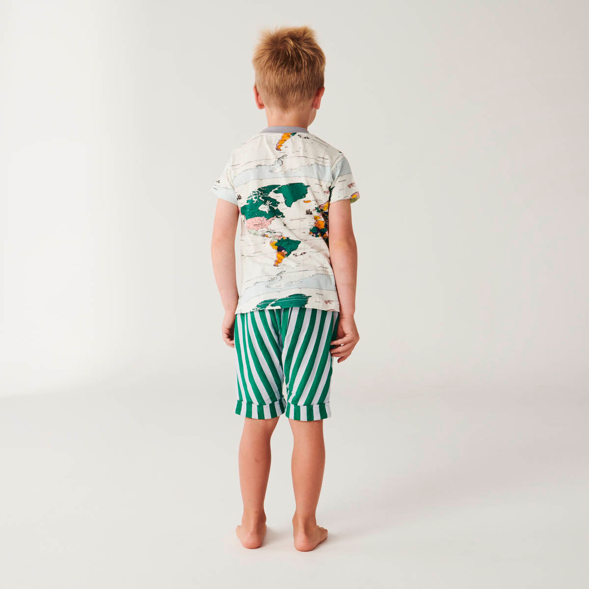 Kip & Co | Globe Trotter Short Sleeve Pyjama Set