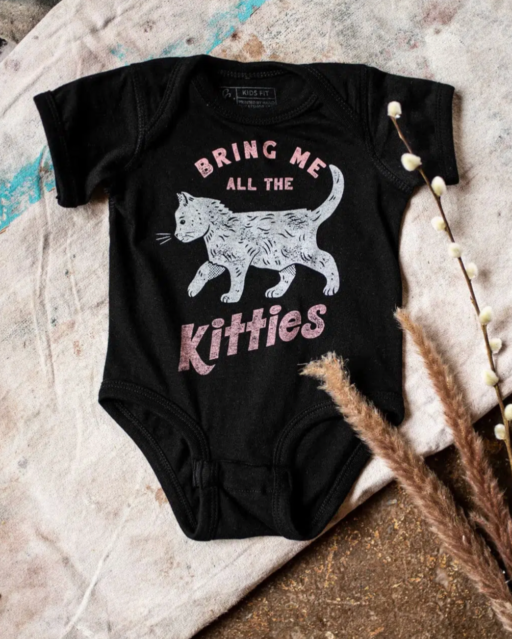 Shop Good | Bring Me Kitties baby onesie
