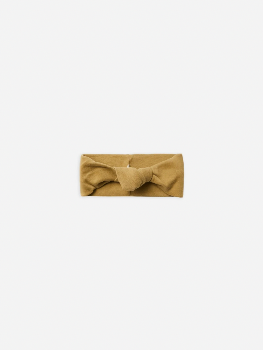 Quincy Mae | Knotted Headband- Ocre