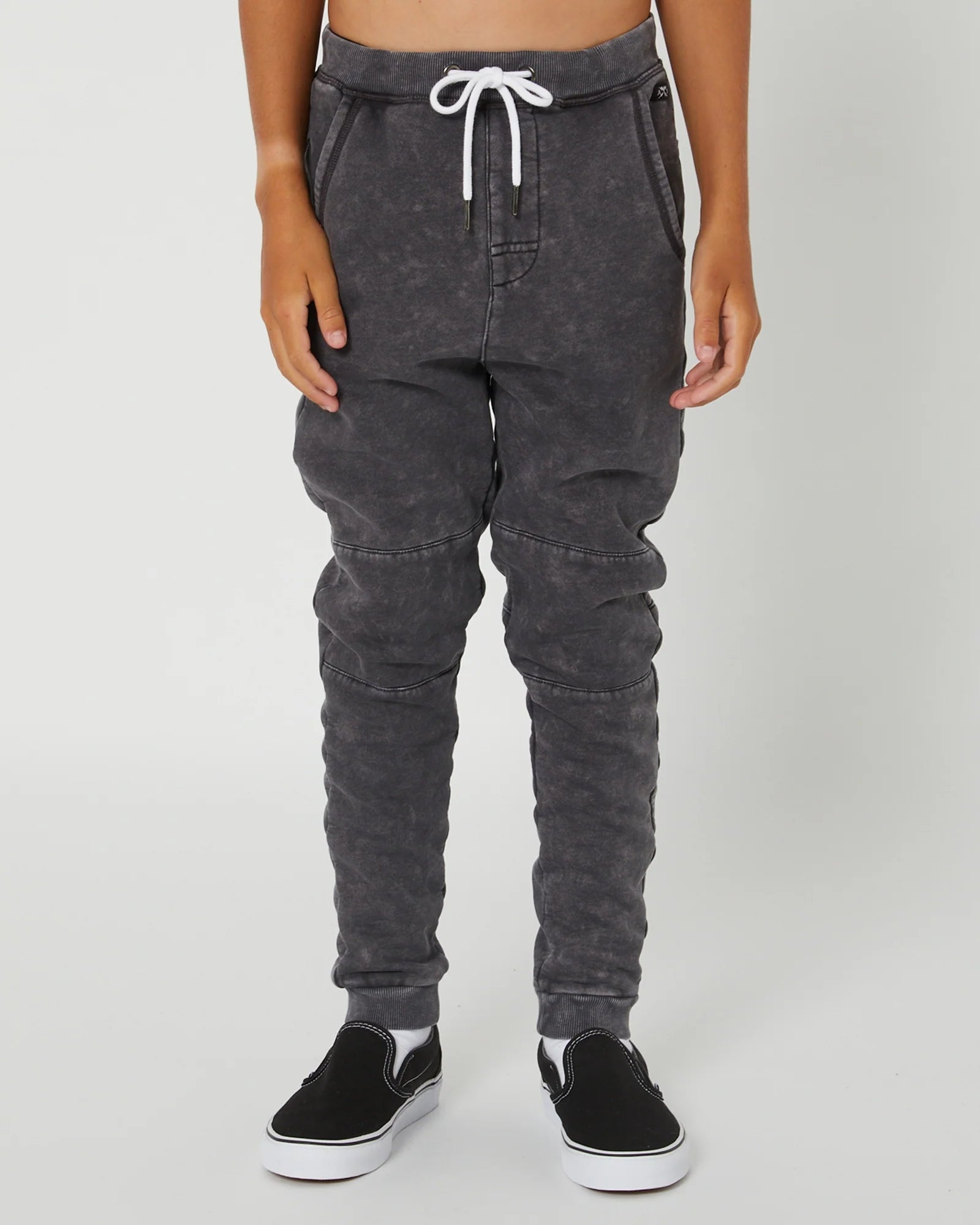 Alphabet Soup | Heritage Charcoal Trackpant