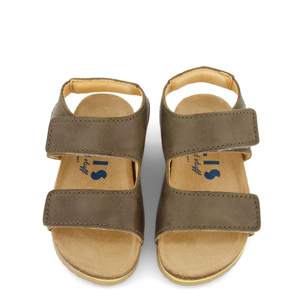 Dulis | Velcro Sandal- Khaki