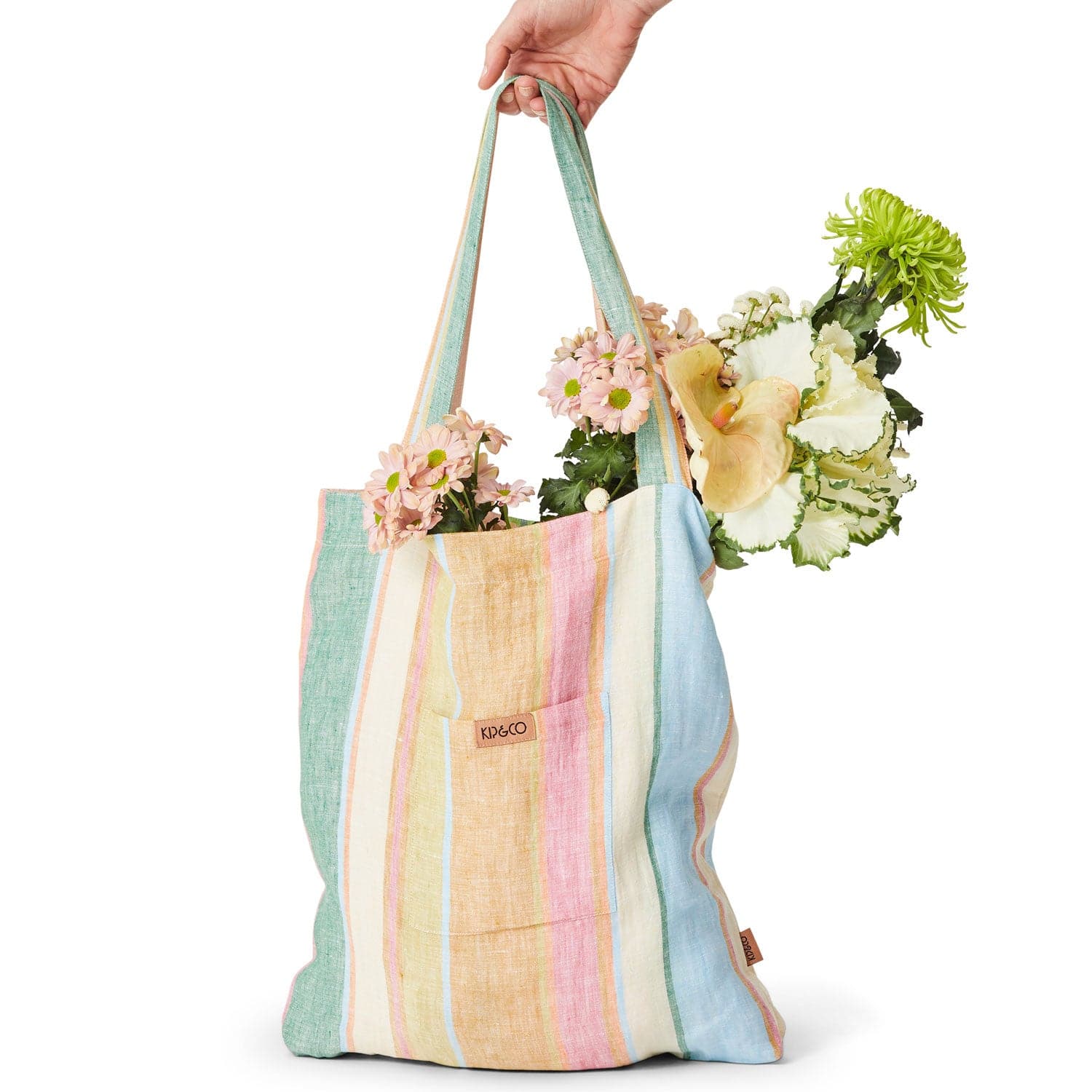 Kip & Co | Fez Linen Tote Bag